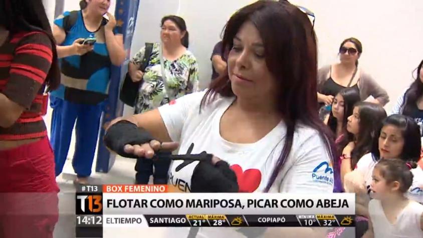 Puente Alto inaugura taller de box para mujeres