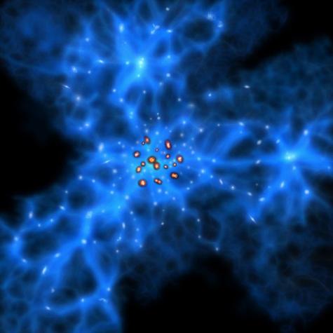 Observatorio ALMA descubre nido de "jóvenes galaxias monstruosas"