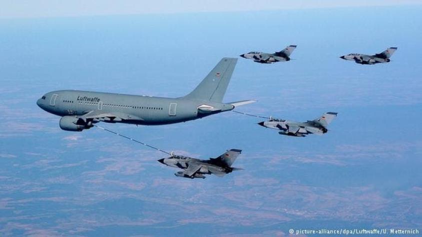 Fuerza Aérea alemana interviene por primera vez en Siria