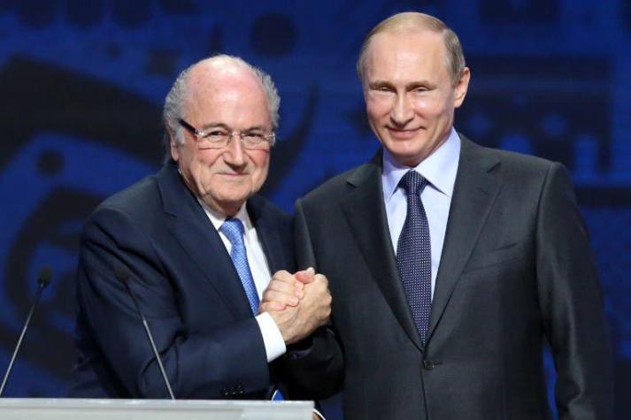 Putin propone Premio Nobel de la Paz a Blatter y alaba a Donald Trump
