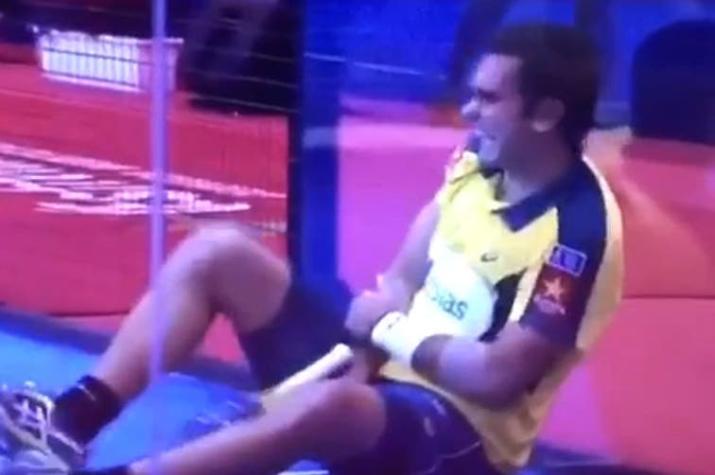 [VIDEO] La terrible lesión de uno de los mejores jugadores de Padel en el mundo