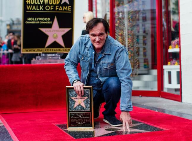 Un merecido reconocimiento: Tarantino consigue su estrella en el Paseo de la Fama de Hollywood