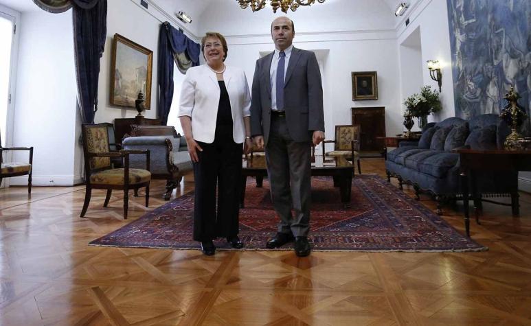 Presidenta Bachelet se reúne con nuevo contralor Jorge Bermúdez