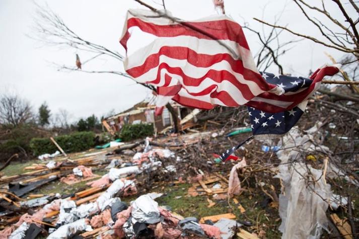 40 fallecidos en Estados Unidos producto de tornados y tormenta