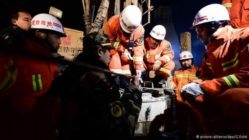 China: hallan vivos a ocho mineros atrapados hace 5 días
