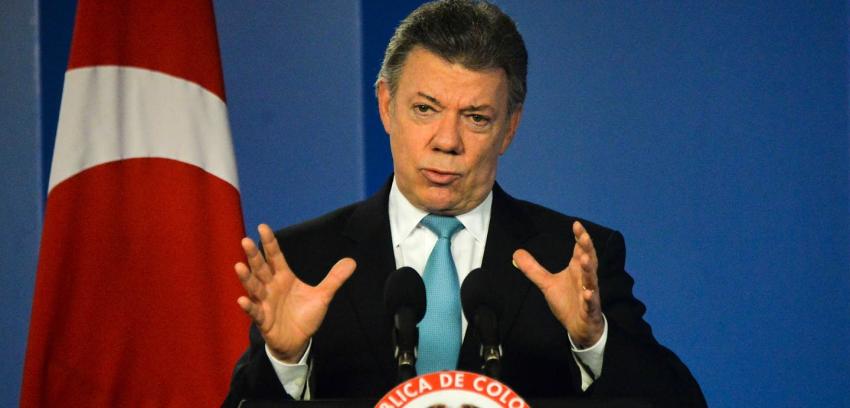 Presidente Santos: "El mundo entero apoya fin de conflicto en Colombia"