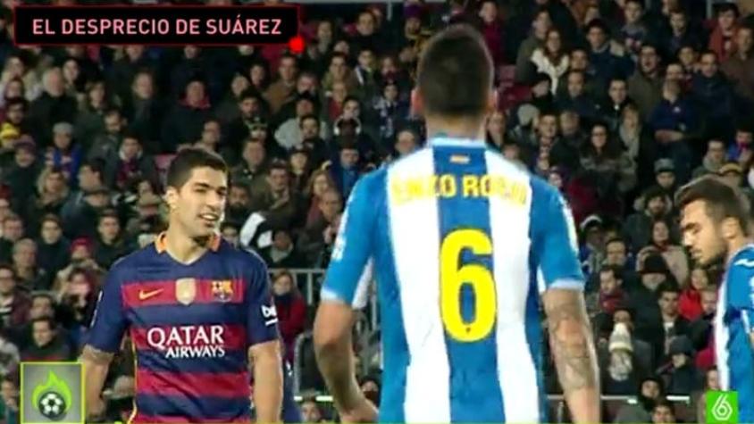 El "menosprecio" de Luis Suárez a Enzo Roco: "¡Juega! ¡No sabes jugar!"