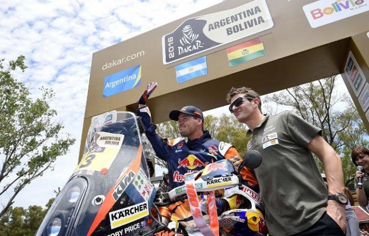 Price gana la quinta etapa en motos del Dakar 2016 que llega a Bolivia
