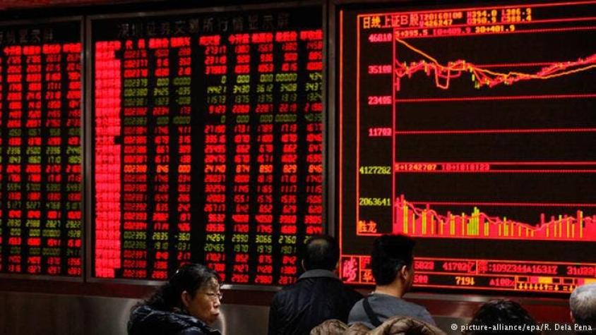 La bolsa de Shanghai cerró en baja de 5,33%