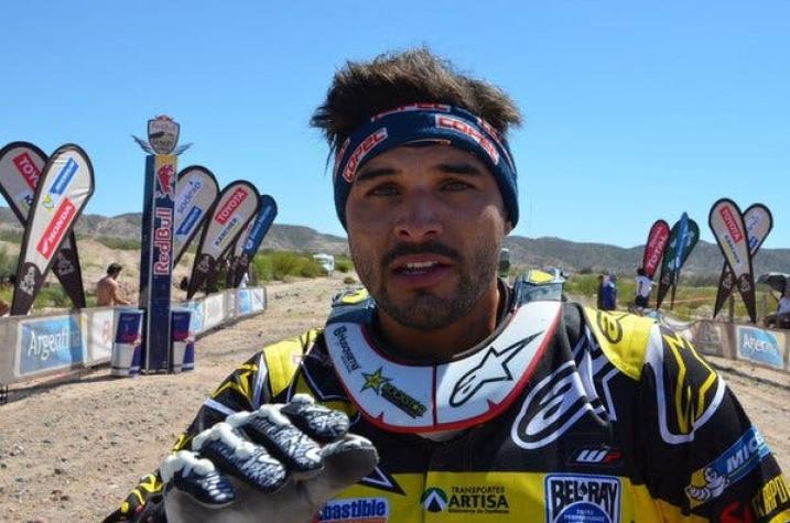 Pablo Quintanilla se sube al podio: Finaliza tercero en la categoría de motos del Dakar 2016