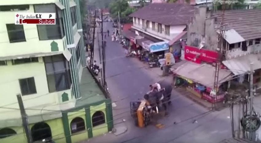 [VIDEO] El furioso ataque de un elefante a un mototaxi en la India