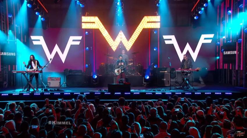 [VIDEO] Weezer presenta en vivo dos canciones de su próximo álbum en el show de Jimmy Kimmel