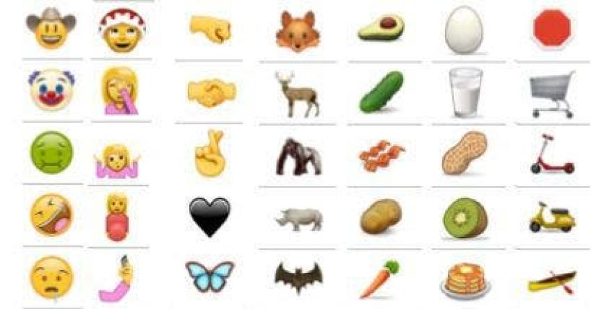 Estos son los 74 nuevos emojis que llegarán este año