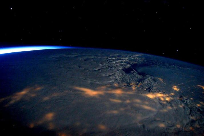 Impresionante: La tormenta de nieve fotografiada desde el espacio