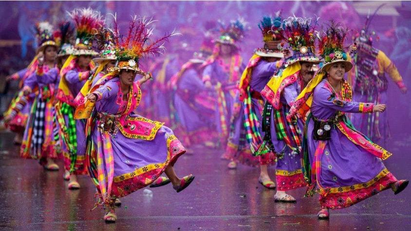 Los impresionantes colores del carnaval de Oruro en Bolivia