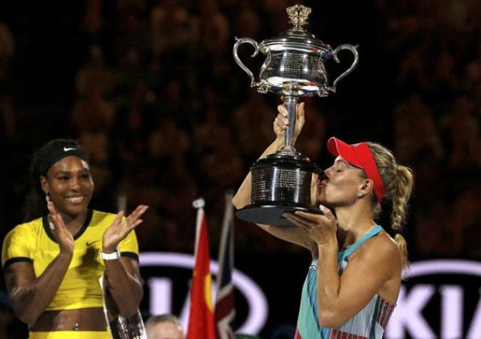 Kerber sorprende a Serena Williams en una espectacular final del Abierto de Australia