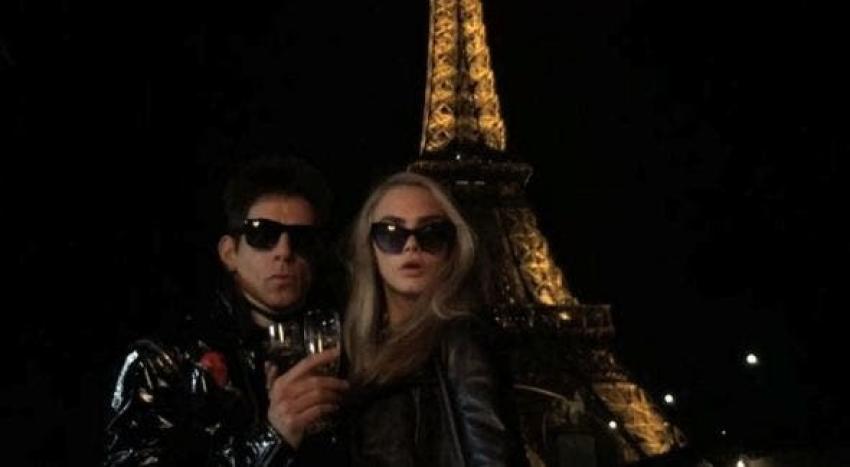 Zoolander desfila con Cara Delevingne frente a la torre Eiffel