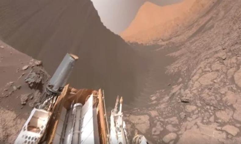 NASA publica video para explorar Marte en 360 grados