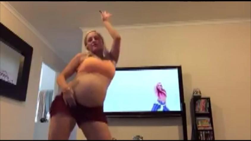 [VIDEO] Mujer con 38 semanas de embarazo baila "Sorry" de Justin Bieber