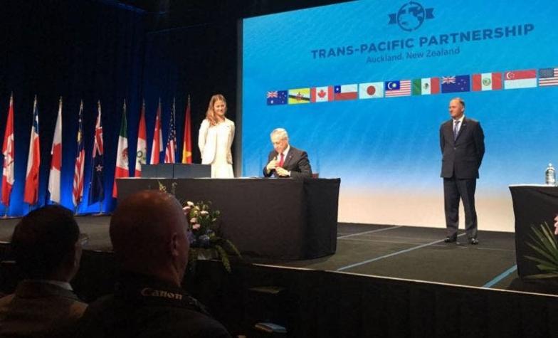 TPP: Chile firma el Acuerdo Transpacífico junto a otros 11 países