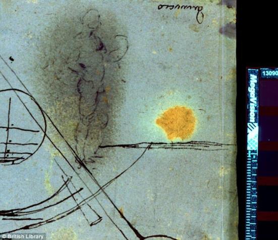 Descubren misterioso desnudo en antiguas notas de Leonardo da Vinci