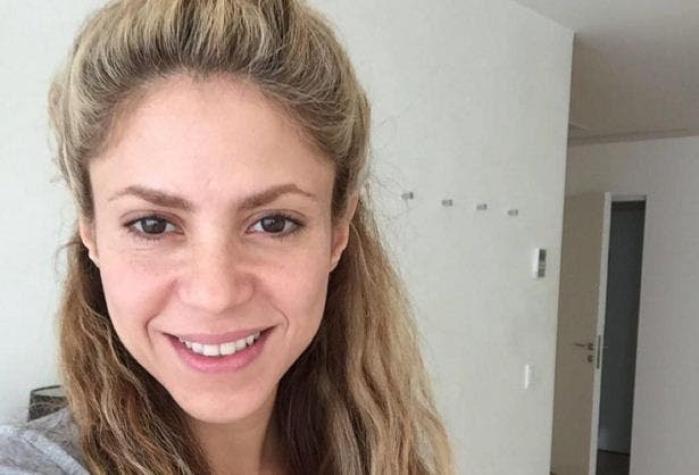 Shakira sorprendió publicando foto sin maquillaje