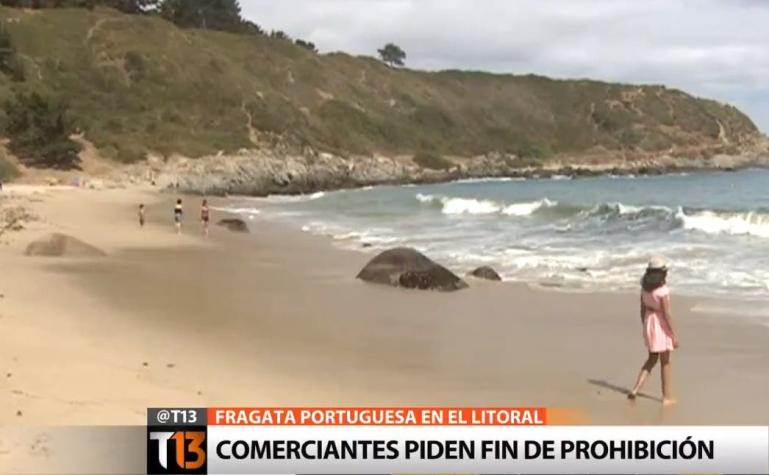 [VIDEO] Prohíben bañarse en 7 playas del litoral por Fragata Portuguesa