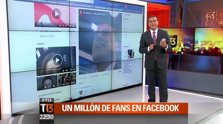 Así celebramos en Teletrece el millón de likes en Facebook