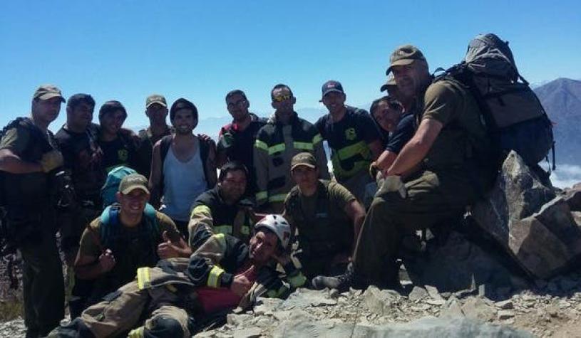 Rescatan a joven excursionista atrapado en Parque Nacional La Campana