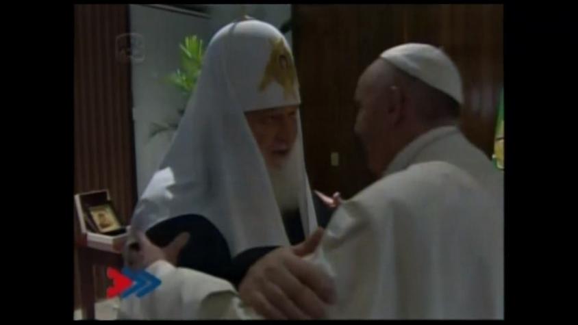 [VIDEO] Así fue el histórico encuentro entre el patriarca Kirill y el Papa Francisco