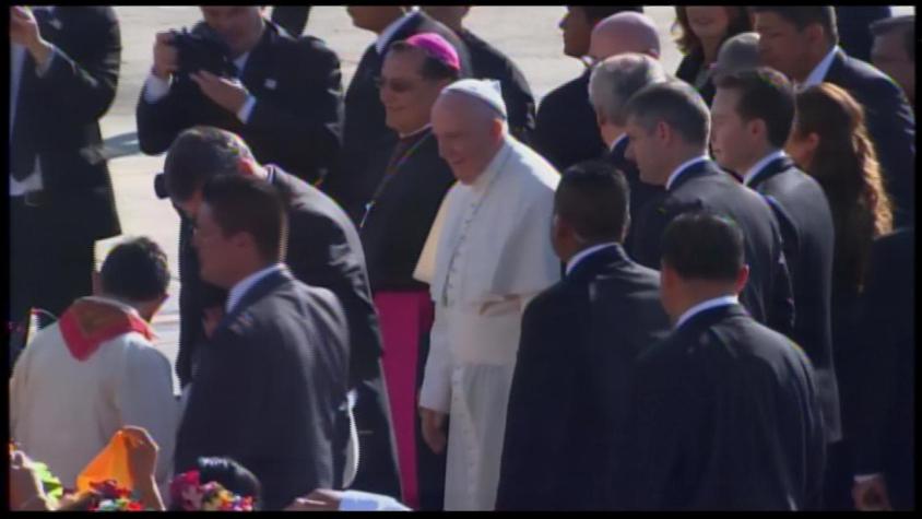 [EN VIVO] Papa Francisco llega a la agitada región mexicana de Chiapas