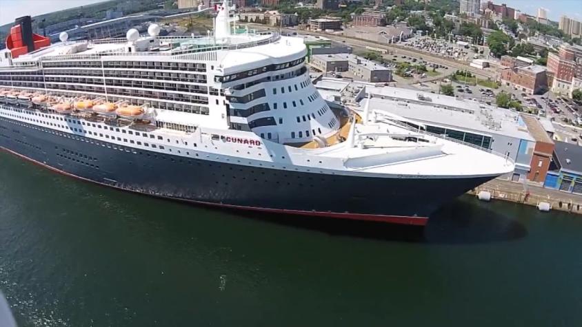 Queen Mary II recaló en Valparaíso y PDI iniciará indagaciones por chileno desaparecido en 2015