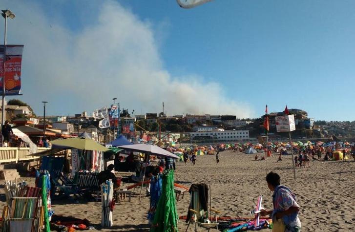 Se declara alerta roja para Cartagena y San Antonio por incendio forestal