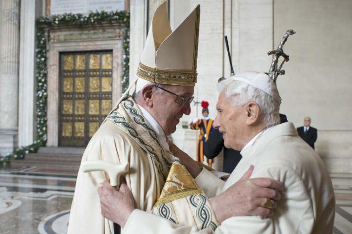 Papa reconoce lucha de Benedicto XVI contra fundador de los Legionarios de Cristo