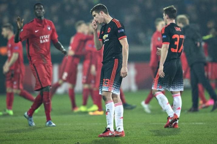 Midtjylland sorprende al Manchester en la Europa League