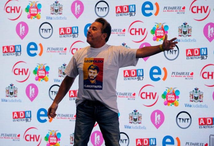 Ricardo Montaner solidariza con los presos políticos en la previa del Festival de Viña 2016