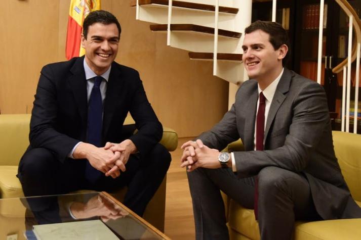 PSOE anuncia que llegó a acuerdo con Ciudadanos para formar gobierno en España