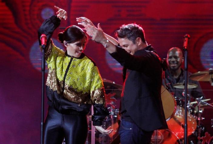 Alejandro Sanz tras cantar con Javiera Mena: "Lo ha hecho de maravillas"