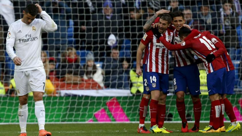 El Atlético le propina su primera derrota al Real Madrid de Zidane