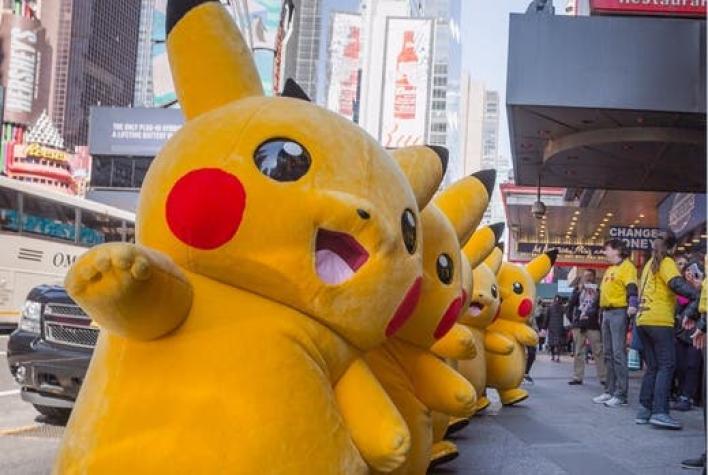 Ejército de "Pikachus" gigantes invaden Manhattan