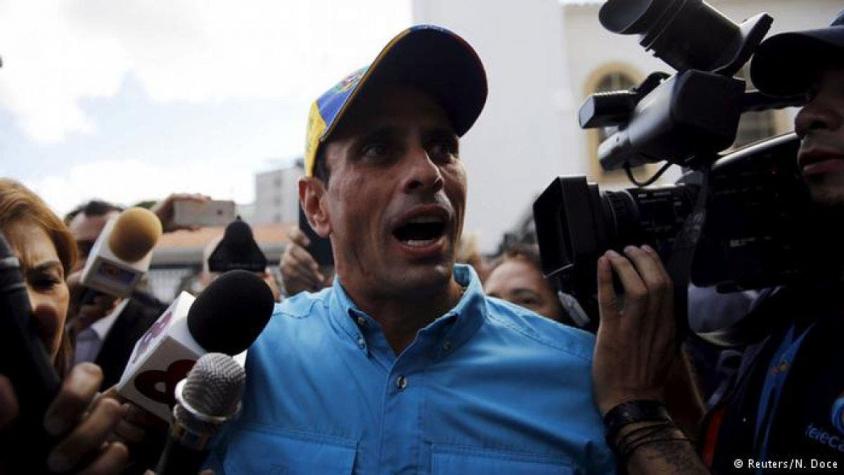 Venezuela: Abren investigación administrativa contra opositor Henrique Capriles