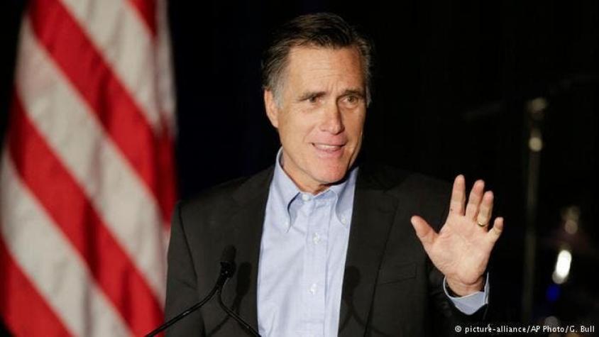 Ex candidato republicano Mitt Romney critica duramente a Donald Trump
