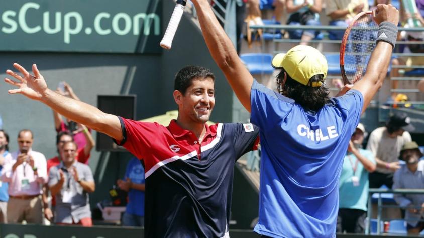 Chile busca acercarse a un récord en los dos últimos puntos de la Copa Davis