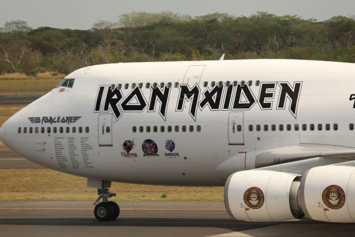 Iron Maiden se acerca a Santiago: Sigue el recorrido del avión en su camino a nuestro país