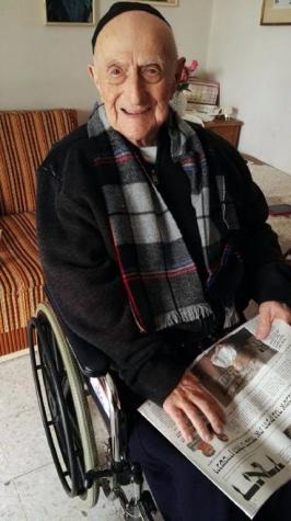 Sobreviviente del Holocausto es el hombre más viejo del mundo