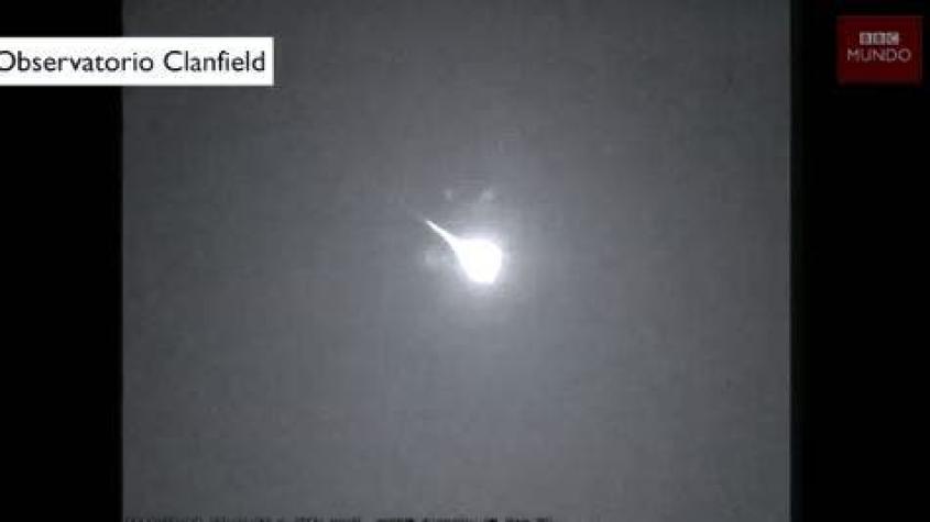Un nuevo meteorito es filmado cruzando el cielo en Reino Unido