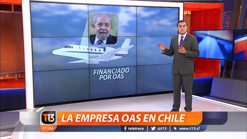 La relación de la empresa brasileña OAS con Lula, ME-O y Chile
