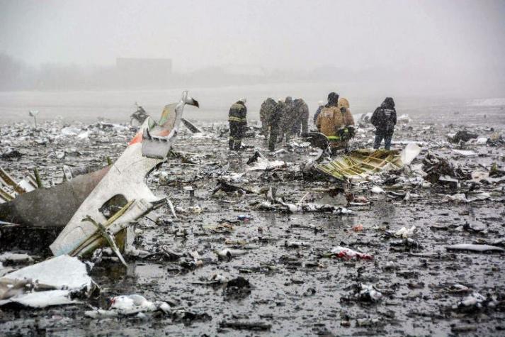 Mueren 62 personas al estrellarse un Boeing de flydubai en el sur de Rusia