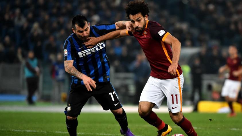 Inter de Milán descuida ventaja y empata en los últimos minutos ante la Roma