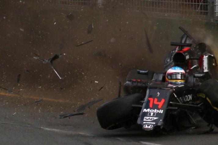 Fernando Alonso tras accidente: "He gastado una de las vidas que me quedaban"